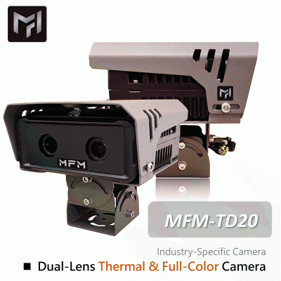 Dual-Lens Thermal & Full-Color Camera