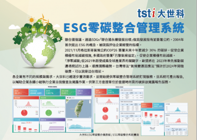 TSTI ESG Zero Carbon Integrated Management System