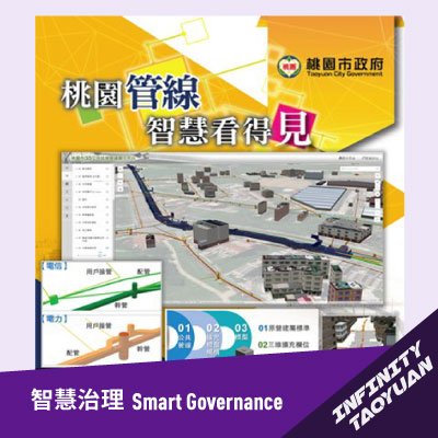 Taoyuan City 3D public facilities and pipeline system platform