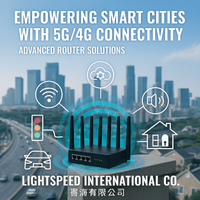 Lightspeed International Co. Provides faster stable router for Smart City solution